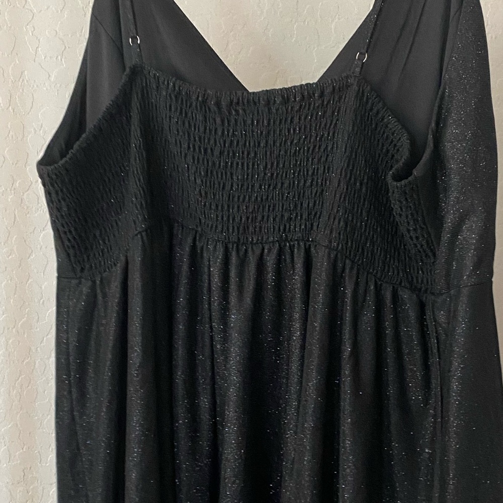 THE PERFECT LITTLE BLACK GLITTER DRESS PLUS SIZE 3X - 4X